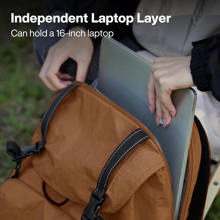 mixi Mochila de viaje de equipaje de mano para laptop, aprobada par...