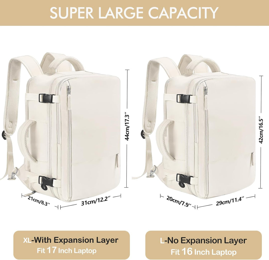 Mochila de viaje Beraliy aprobada por aerolíneas para hombres y muj...