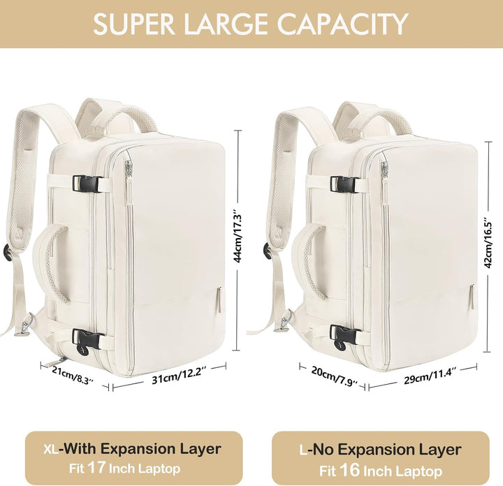 Mochila de viaje Beraliy aprobada por aerolíneas para hombres y muj...