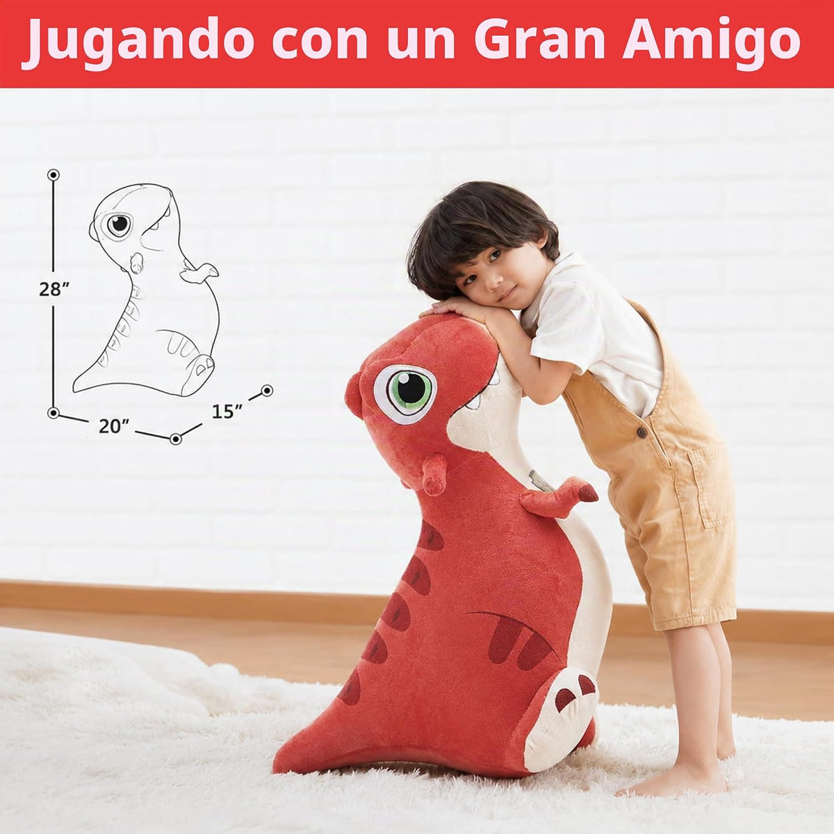 Paw Patrol Bouncy Pals x The Dino Movie - Juguete de dinosaurio para niños