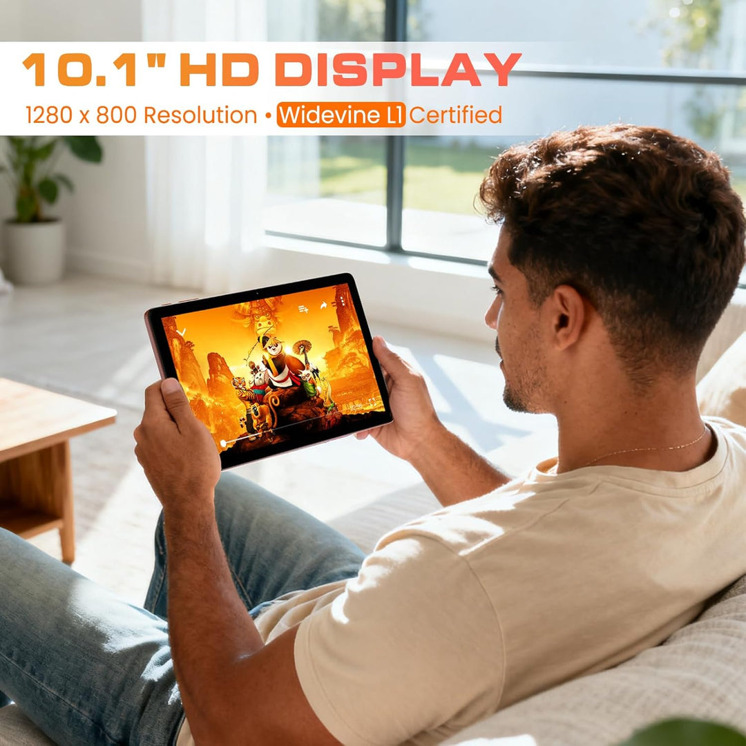 Tablet de 10 pulgadas, tableta Android 15, 12 GB de RAM y 128 GB de...