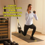 TRX Suspension Training Mat - Non-Slip Gym Mat, negro, 72" x 24"