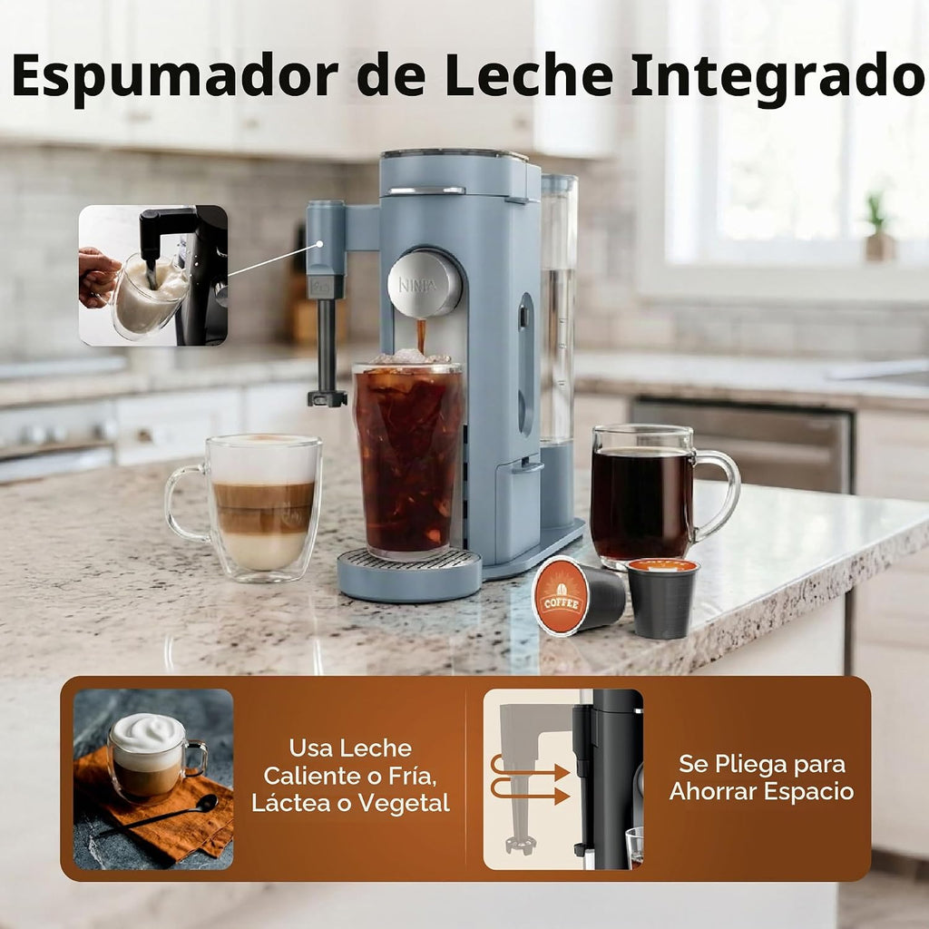 Ninja XL - Cafetera de una sola porción - Máquina combinada, cápsulas K-Cup