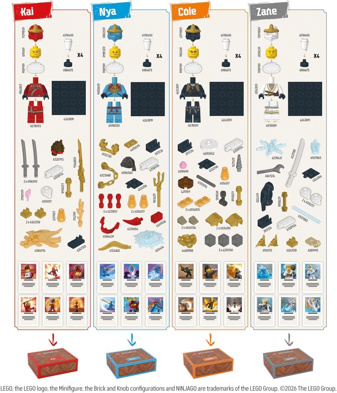 Asmodee Juego de mesa LEGO Ninjago: Destiny's Bounty Adventures
