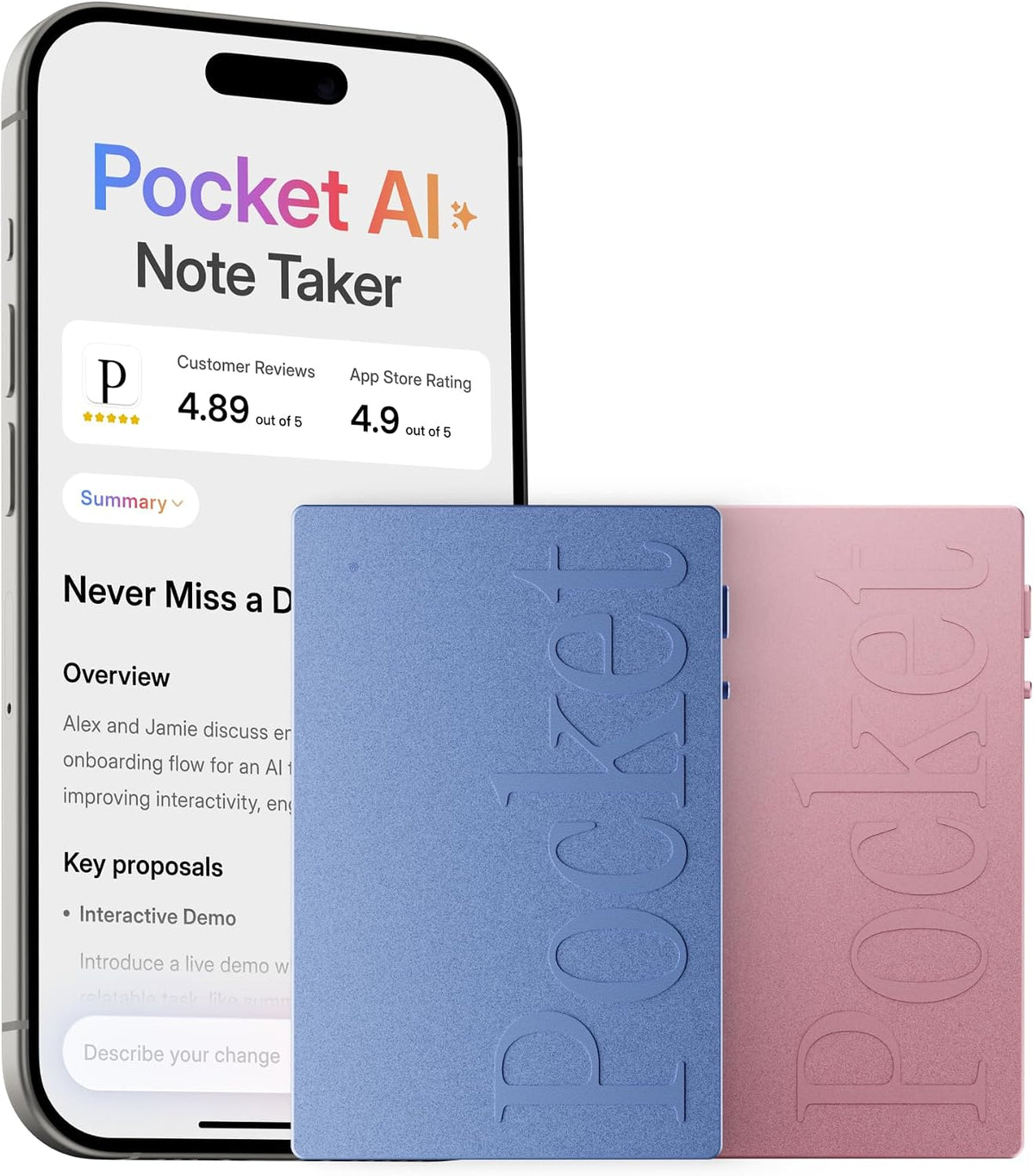 Pocket AI Azul Sierra + Rosa Bebé