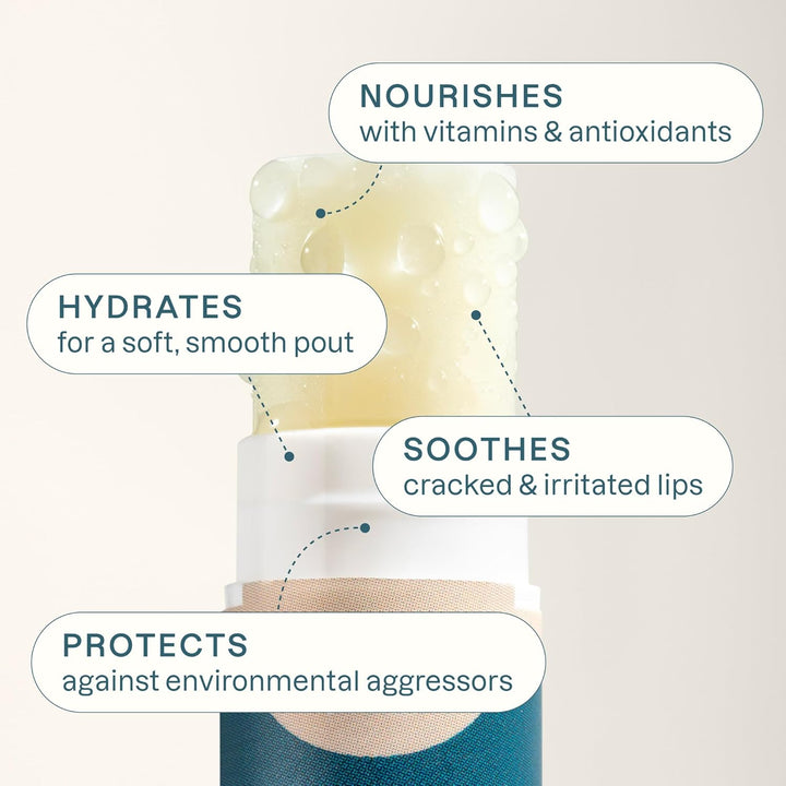 Cliganic USDA Bálsamo labial orgánico \u2013 100% mantequilla natur...