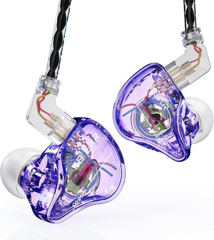 YINYOO KBEAR Storm Auriculares In Ear Monitor para Cantantes, Bater...