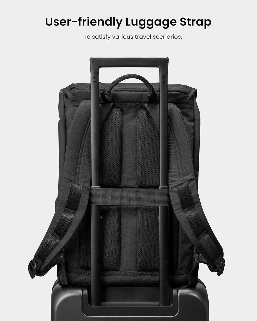 tomtoc Mochila para portátil con solapa de 22L, ligera, resistente...