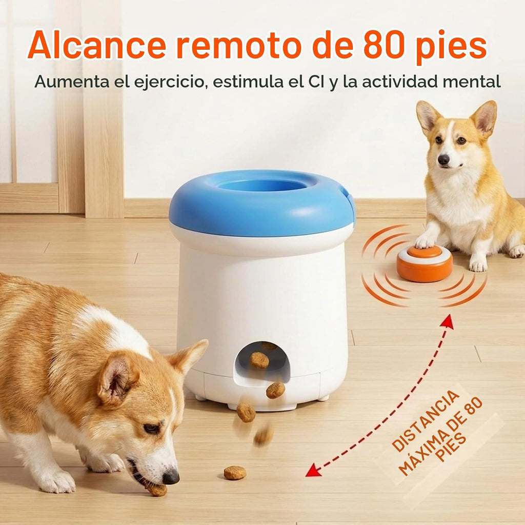 Dispensador automático de golosinas para perros, juguete interactivo