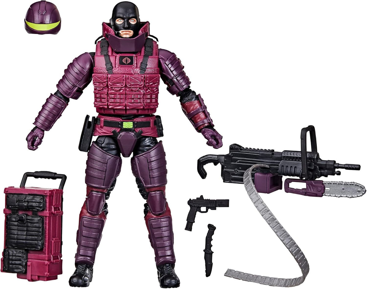 G.I. Joe Classified Series #147, S.A.W.-Viper (arma semiautomática), figura de acción coleccionable de 6 pulgadas con 9 accesorios