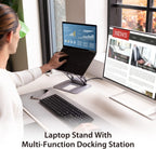 j5create Soporte para laptop con concentrador de pantalla HDMI USB C 4K - 2