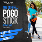 Flybar Master Pogo Stick para niños a partir de 9 años, 80 a 160 libras – Mangos de agarre fácil – Juguete de ejercicio activo para preadolescentes y adolescentes – Juguete al aire libre con pedales