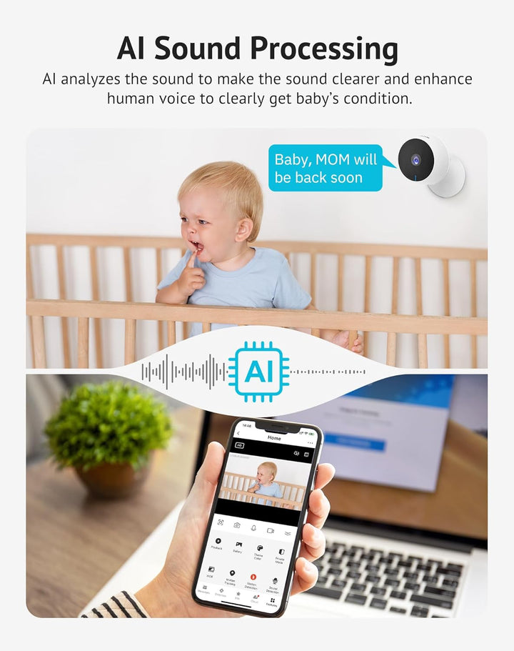 LaView Cámaras 3K de 5MP para Seguridad del Hogar en Interiores, Cá...