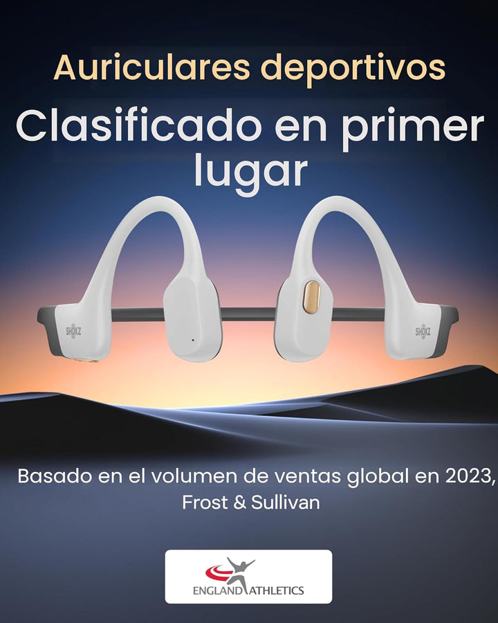 SHOKZ OpenSwim Pro - Auriculares deportivos de conducción ósea Blue...