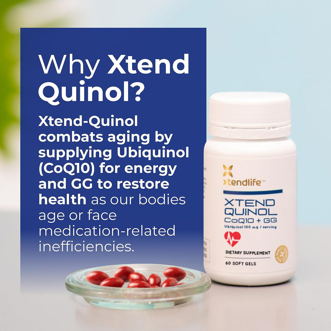 Xtendlife Xtend-Quinol CoQ10 Suplemento de ubiquinol para la salud...