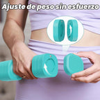 Juego de Pesas Ajustables Zempox, Juego 4 en 1 de Mancuernas Libres para Mujeres, Pesas de Mano para Mujeres en Casa, Cada Una 2lb 3lb 4lb 5lb con Mango de Goma TPU Suave para Gimnasio en Casa y Equipamiento de Fitness Acuático