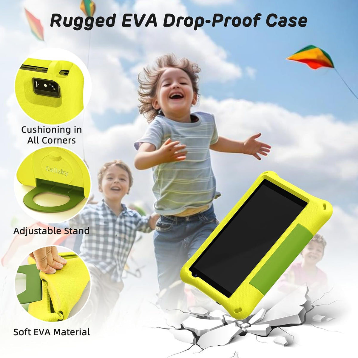Tableta para niños de 8 pulgadas, Android 15, Octa-Core 12 GB de RA...