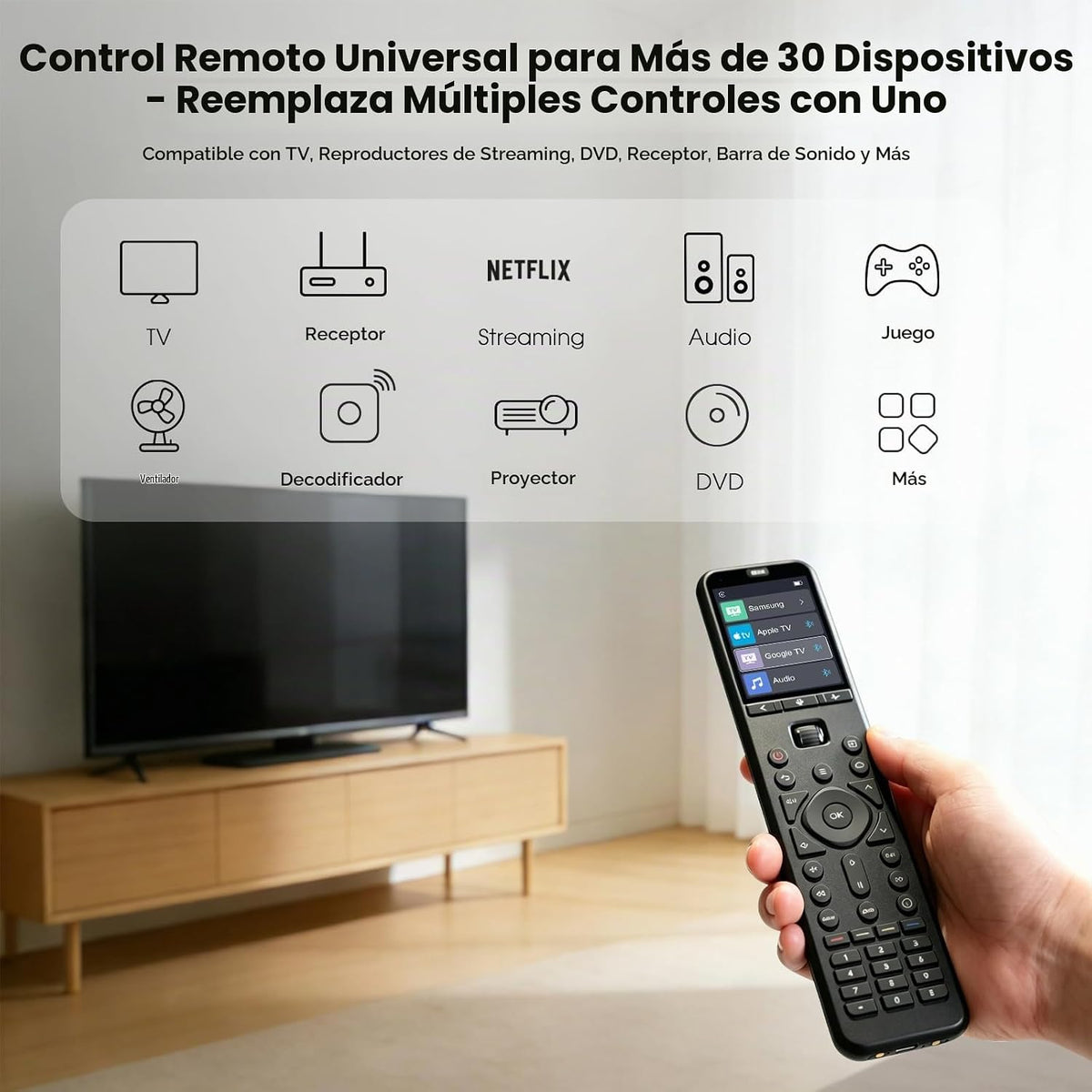 SofaBaton Control remoto universal U3 con aplicación y macro global