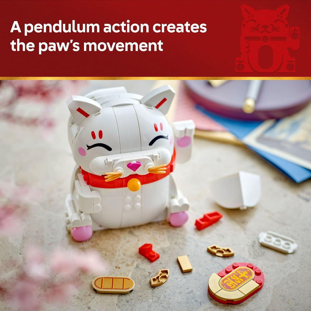 LEGO Juguete de Construcción Lucky Cat para niñas y niños