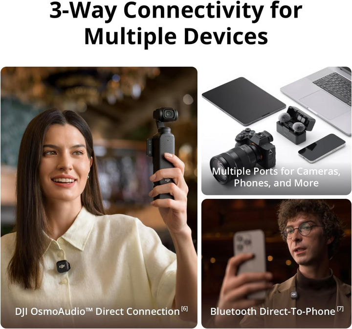DJI Mic 3 Transmisor, Micrófono Mini Inalámbrico para iPhone\/Cámar...