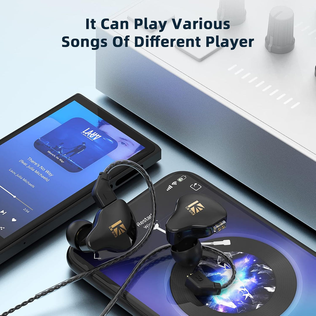 YINYOO KBEAR KS1 - Auriculares con cable con graves, auriculares in...