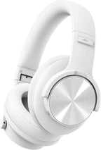 Picun Auriculares Bluetooth B8, auriculares inalámbricos de 120 horas, Blanco