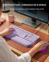 EWEADN GX710S Combo de teclado y mouse con cable con teclas de pudí...