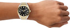 Fossil Reloj Everett de acero inoxidable con tres manecillas para mujer