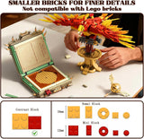 Juego de 1252 piezas Moc Fire Phoenix con bloque de