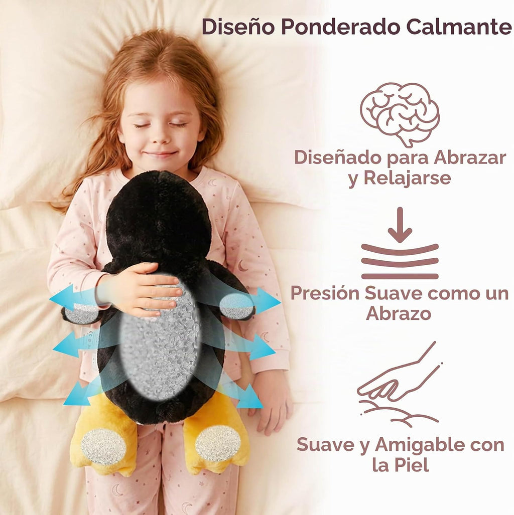 Niuniu Daddy - Animales de peluche con peso, 20 en 3.3 libras, pingüino calmante