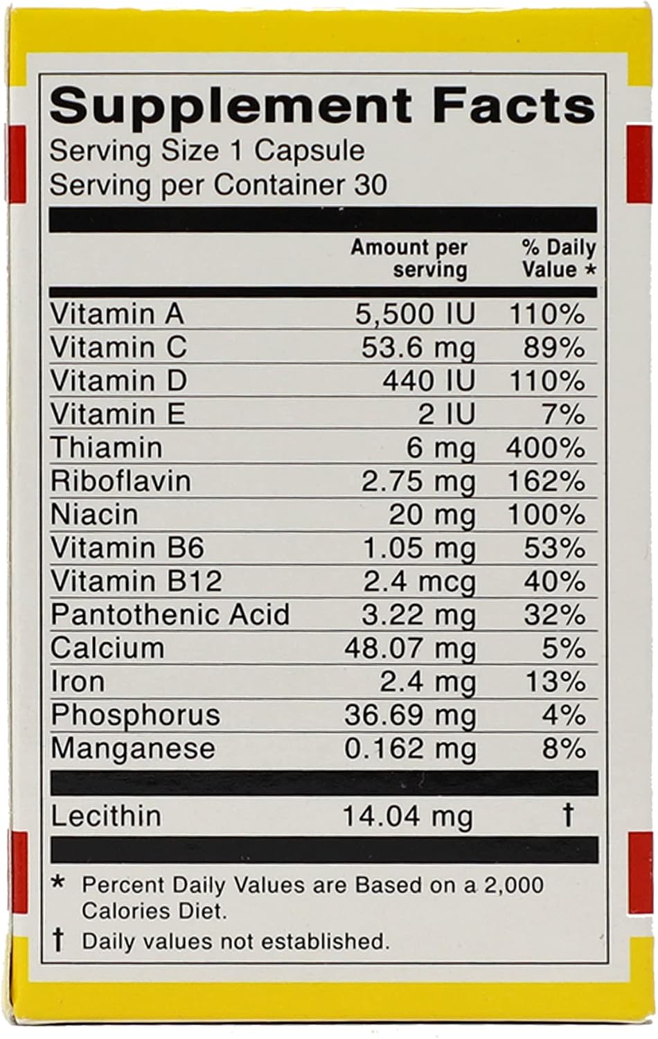 Vital Fuerte, Vitaminas y Minerales, Antioxidante, Suplemento alime...