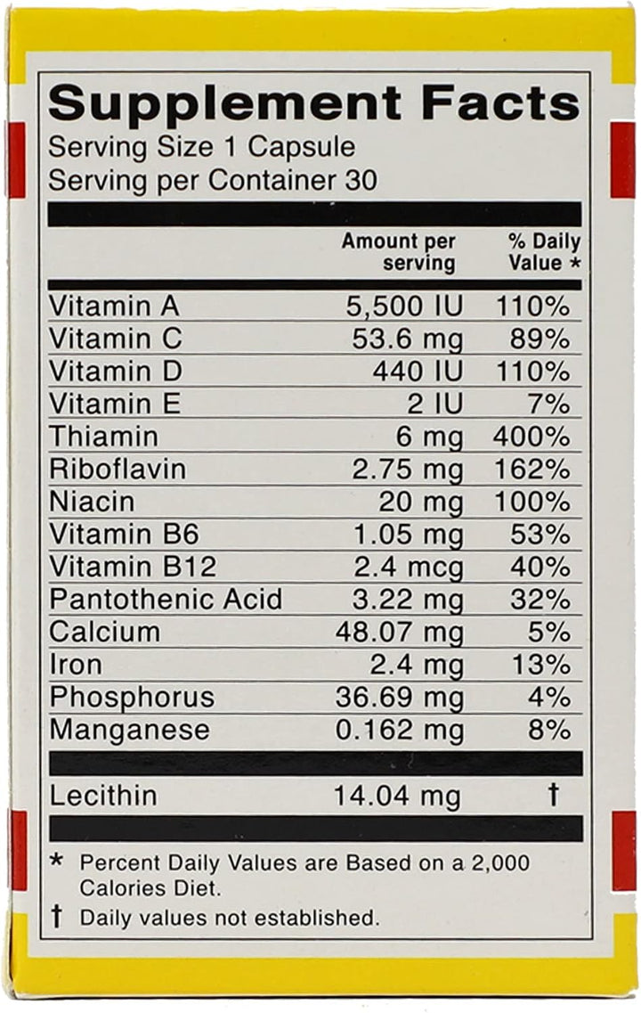 Vital Fuerte, Vitaminas y Minerales, Antioxidante, Suplemento alime...