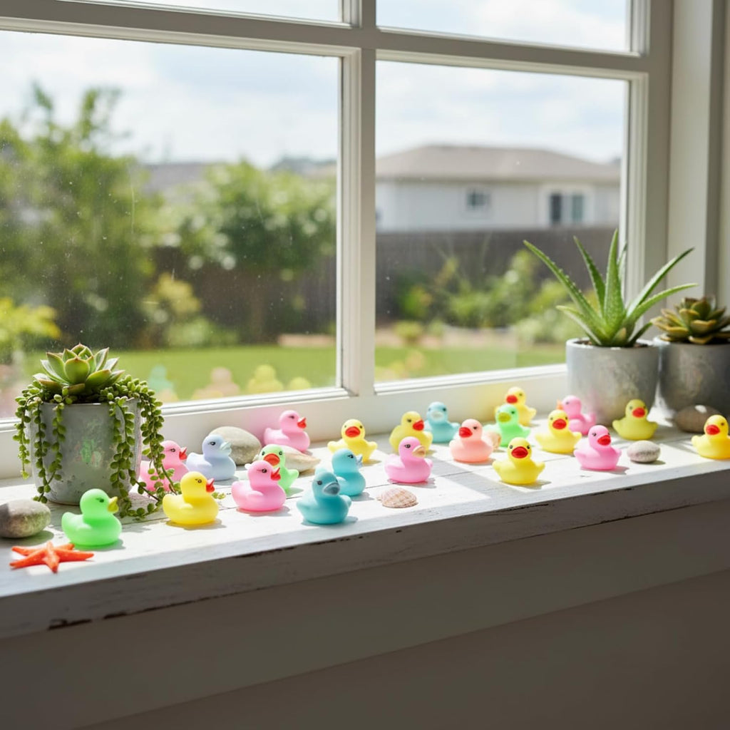200 mini patos de goma a granel pequeños patos de goma a granel