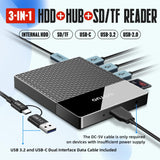 YOTUO Estación de acoplamiento portátil de 750GB con disco duro ext...