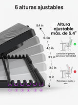 Kootek Almohadilla de enfriamiento para laptop, enfriador de laptop...