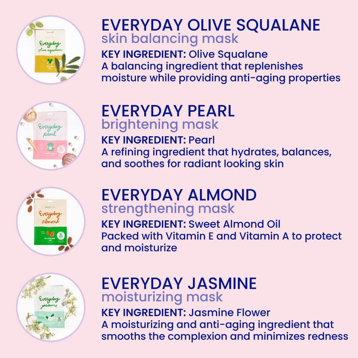 FACETORY K Beauty Mascarilla Facial para el Cuidado de la Piel - CO...