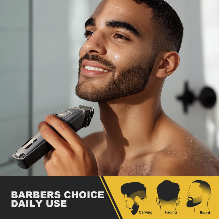 SUPRENT - Cortapelos profesionales para hombres, cortapelos recarga...