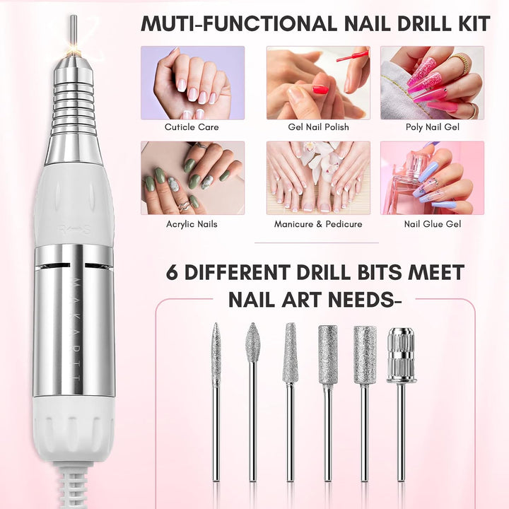 Makartt Taladro de Uñas - Máquina Profesional de Lima de Uñas Eléct...