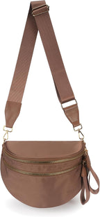 Bolso cruzado espacioso de nylon, bolsa de cintura, bolsos, billeteras, carteras de moda, bolso de hombro para mujer
