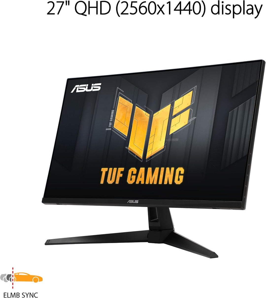 ASUS TUF Gaming VG27AQ3A - Monitor de 27 pulgadas, resolución 1440P...