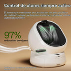 PETLIBRO Caja de arena automática con kit de accesorios y prueba de IA de 90 días, gran caja de arena autolimpiante con parte superior abierta con análisis de residuos de cámara AI, reconocimiento de