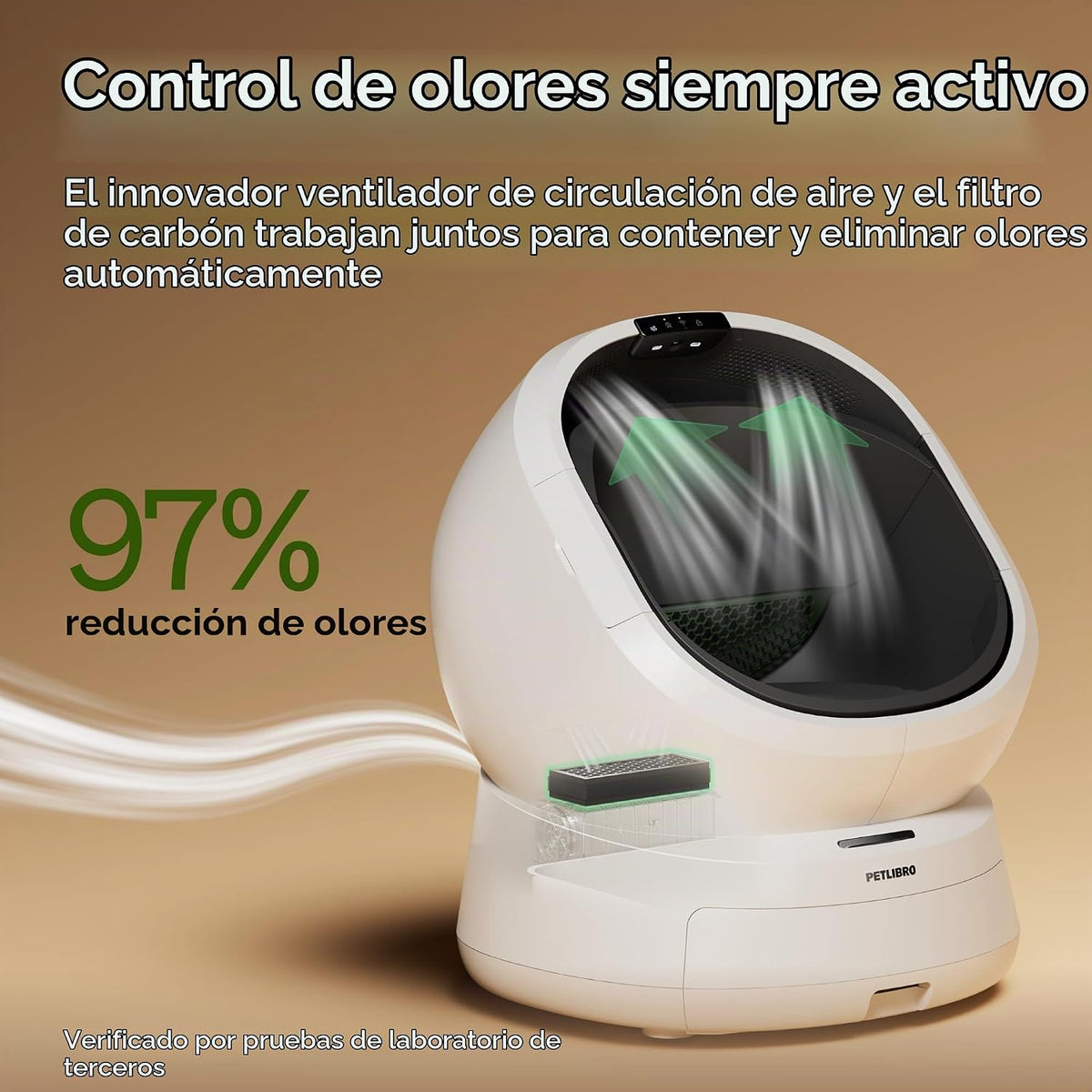 PETLIBRO Caja de arena automática y comedero para gatos para alimentos húmedos y caja de arena autolimpiante con análisis de residuos de IA y reconocimiento de varios gatos