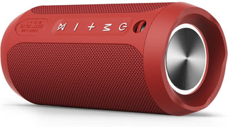 EDUPLINK - Altavoz Bluetooth IPX7 impermeable inalámbrico, rojo | B...