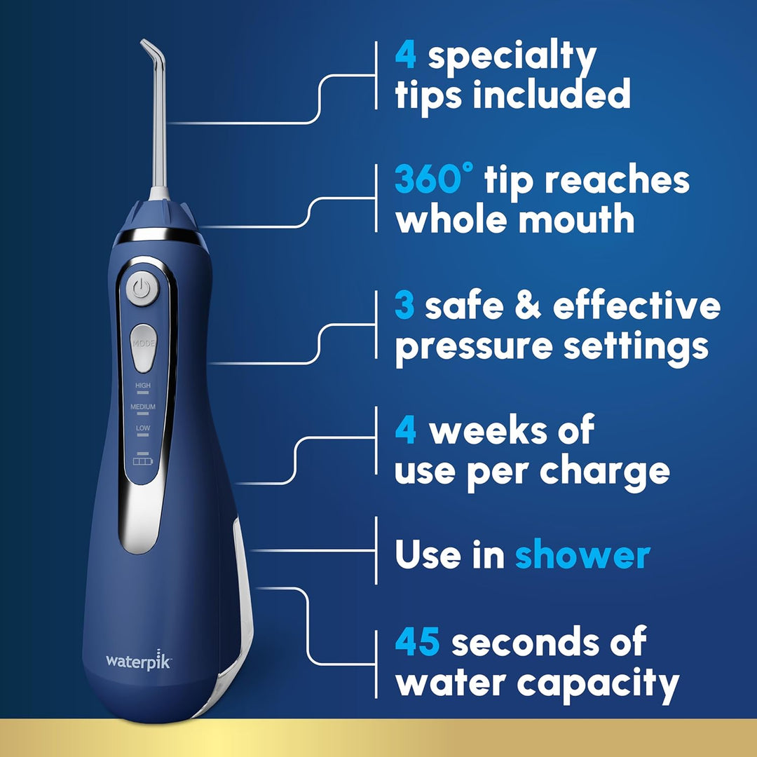 Waterpik Irrigador dental avanzado 2.0 inalámbrico para dientes, en...