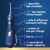Waterpik Irrigador dental avanzado 2.0 inalámbrico para dientes, en...