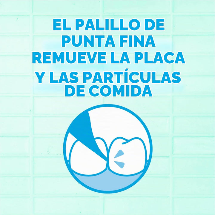 GUM Advanced Care - Palillos de hilo dental para adultos con vitami...