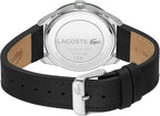 Lacoste Everett Reloj de cuarzo 3H para hombre, inspirado en el deporte, resistente al agua, 5 ATM/164.0 ft