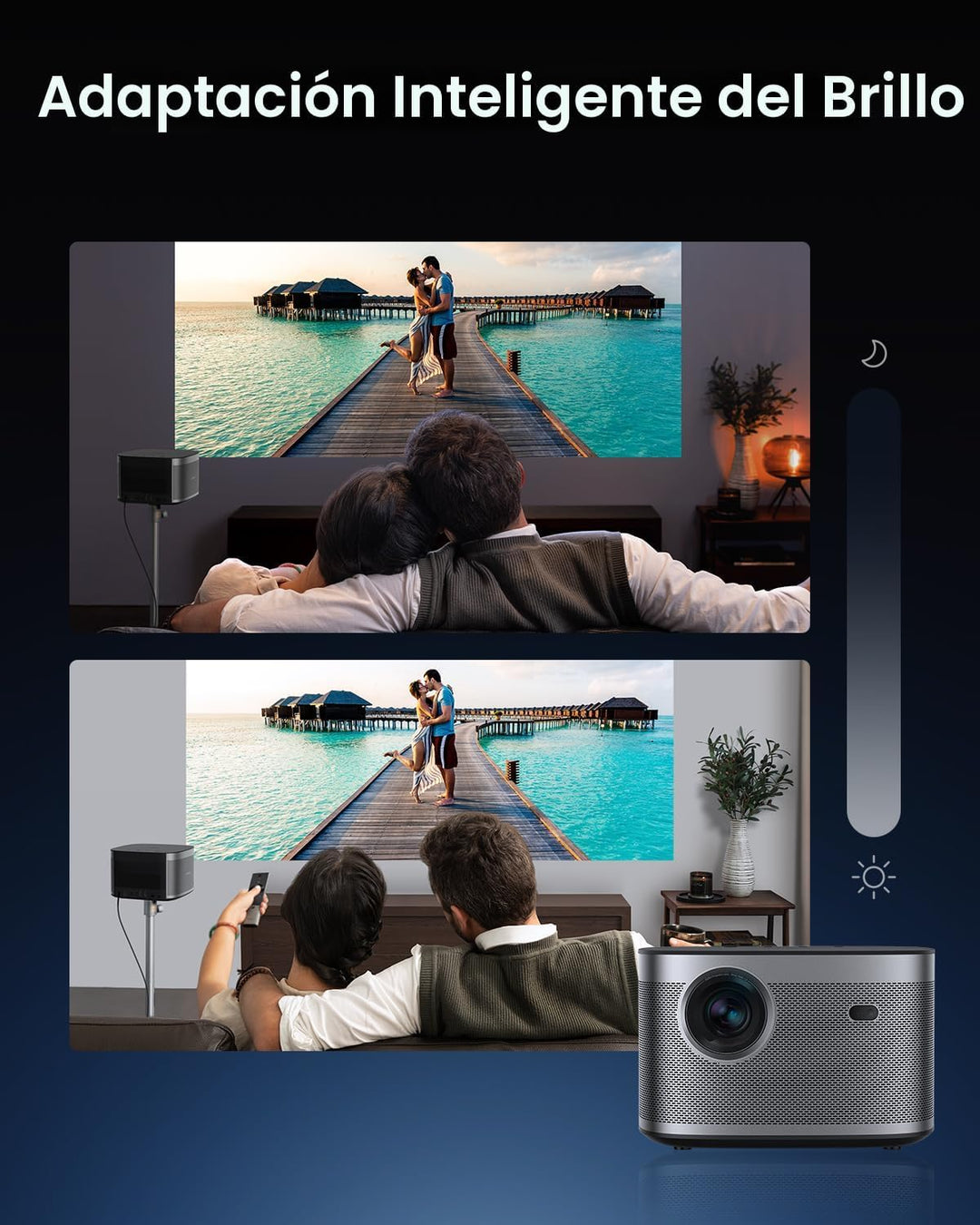 XGIMI HORIZON Proyector FHD de 1080p Proyector de película compatib...