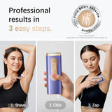 Dispositivo de depilación láser IPL para mujeres y hombres, seguro...