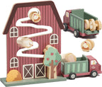 Lehoo Castle Juguetes Montessori de madera para niños de 1 año, juguete de